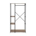 Juodos spalvos iš plieno koridoriaus baldas 90x170x40 cm Aris – Bonami Essentials