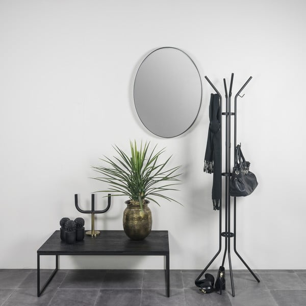 Juodos spalvos iš metalo palto stovas ø 40x170 cm Jessy – Spinder Design-image-2