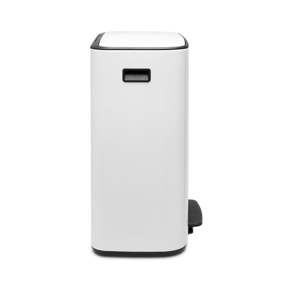 Iš plieno šiukšliadėžė baltos spalvos rūšiavimui/su pedalu 60 l Bo – Brabantia-image-3