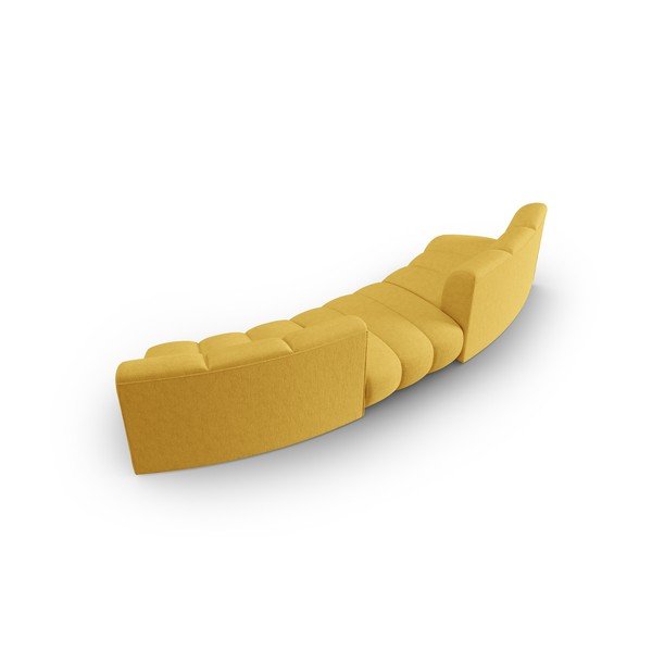 Sofa geltonos spalvos 367 cm Lupine – Micadoni Home-image-3
