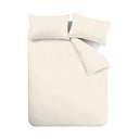 Viengulė patalynė smėlio spalvos/kreminės spalvos iš flanelės 135x200 cm – Catherine Lansfield