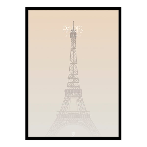 Paveikslas 50x70 cm Paris Eiffel Tower – Malerifabrikken