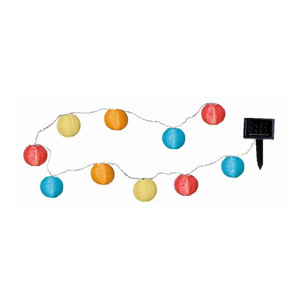 Lauko LED lempučių girlianda Star Trading Crazy Lampions, ilgis 2,7 m