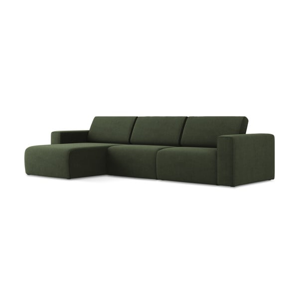 Žalios spalvos modulinė kampinė sofa (su kairiuoju kampu) Kalea – Makamii-image-2
