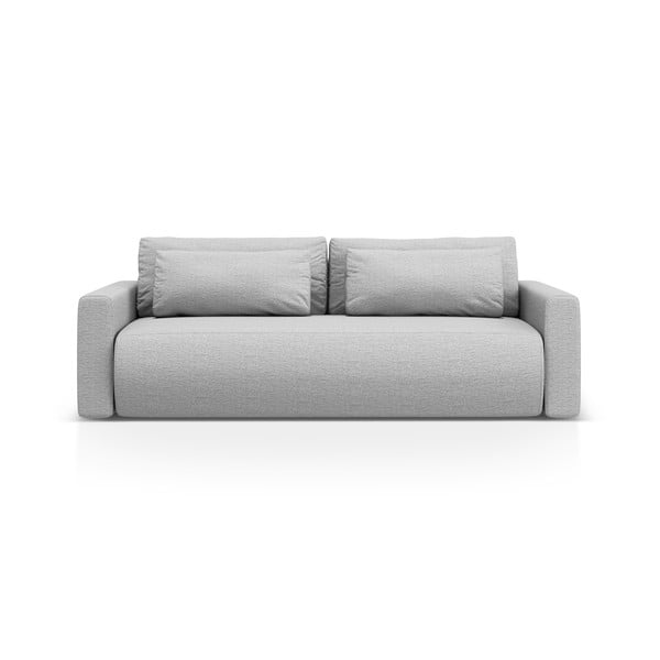 Šviesiai pilkos spalvos sulankstoma/su sandėliavimo vieta sofa 238 cm Belfast – Cosmopolitan Design