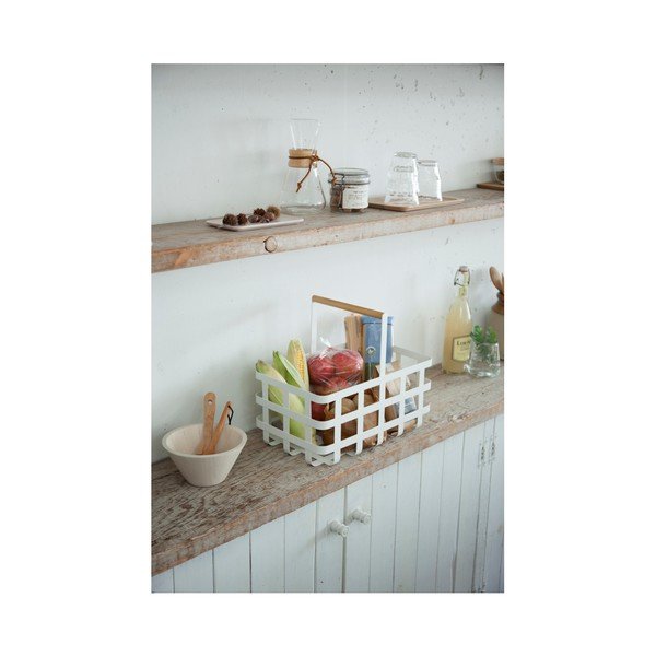 Baltas saugojimo krepšys YAMAZAKI Tosca-image-1