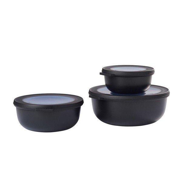 Maisto dėžutės 3 vnt. Nordic black – Mepal