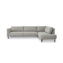 Kampinė sofa smėlio spalvos (su dešiniuoju kampu) Hero – Scandic