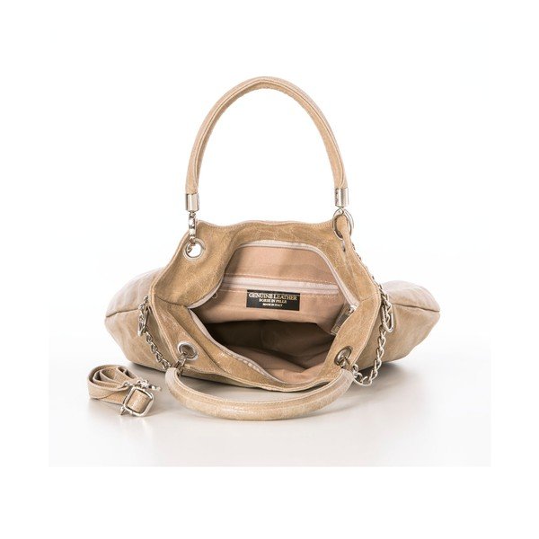 Dramblys Taupe odinė rankinė-image-3