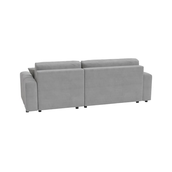Kampinė sofa šviesiai pilkos spalvos (kintama) Luki – Ropez-image-2
