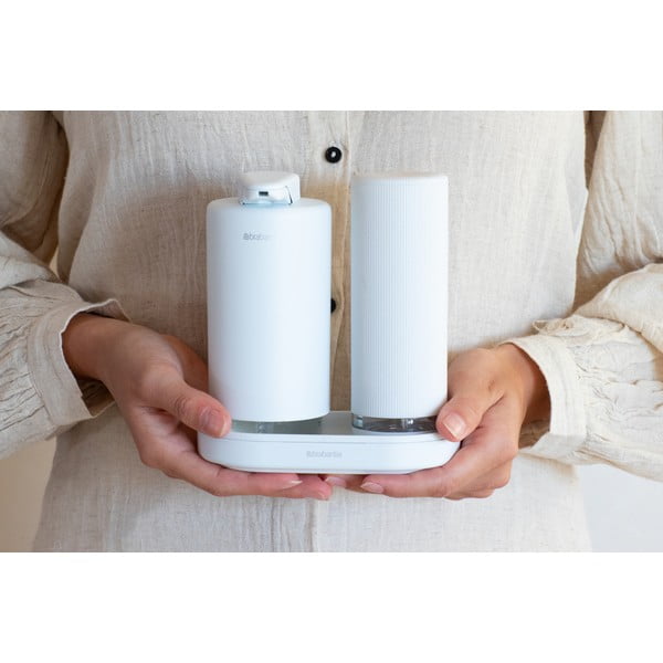 Iš plastiko stovas skalbimo reikmenims baltos spalvos SinkStyle – Brabantia-image-2