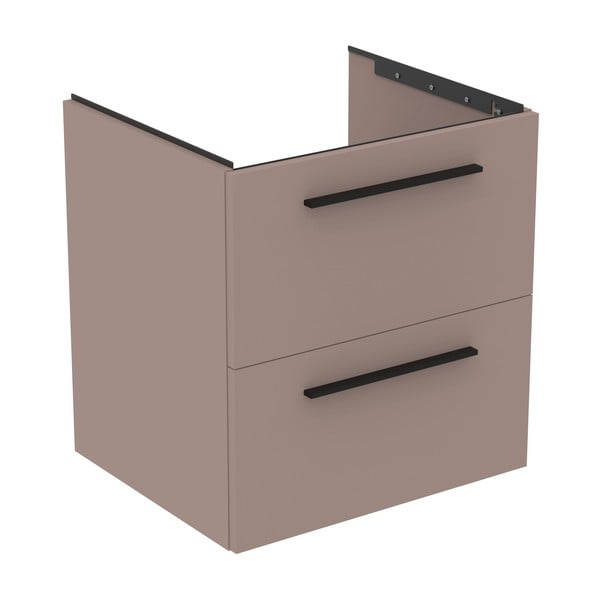 Pakabinama spintelė po kriaukle pilkos spalvos/smėlio spalvos 60x63 cm i.Life B – Ideal Standard-image-3