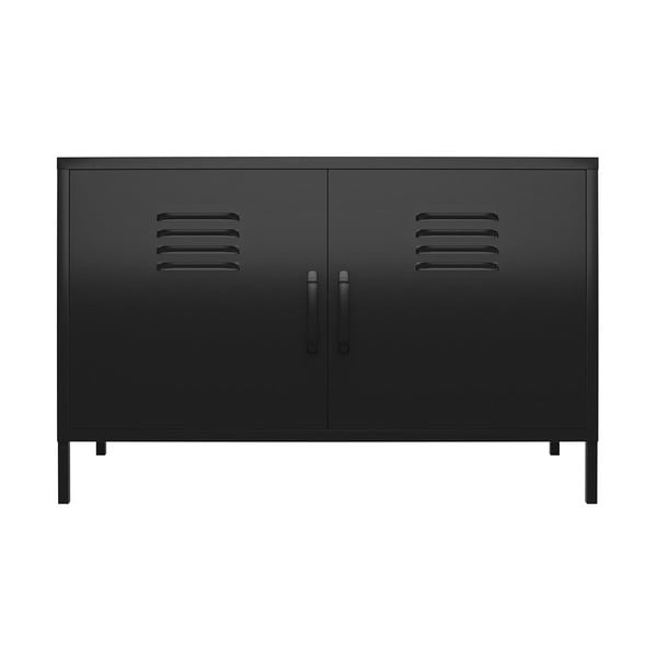 Iš metalo spintelė juodos spalvos 100x64x40 cm Mission District – Støraa