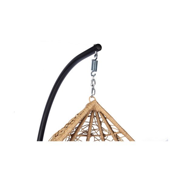 Natūralios spalvos pakabinamas krėslas iš dirbtinio rotango Bonami Selection Noela-image-4