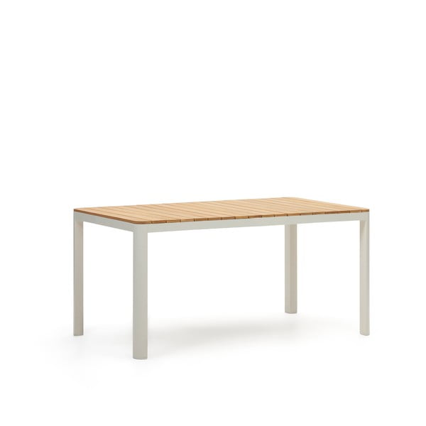 Sodo valgomojo stalas iš aliuminio 90x163 cm Bona – Kave Home-image-2