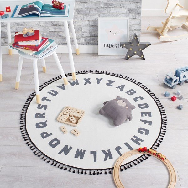 Vaikiškas kilimas Flair Rugs Alphabet, ø 120 cm-image-4