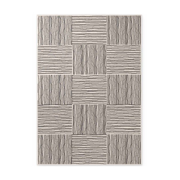 Juodos spalvos/kreminės spalvos lauko ir vidaus kilimas 160x230 cm Haringey Nightingale – Ted Baker