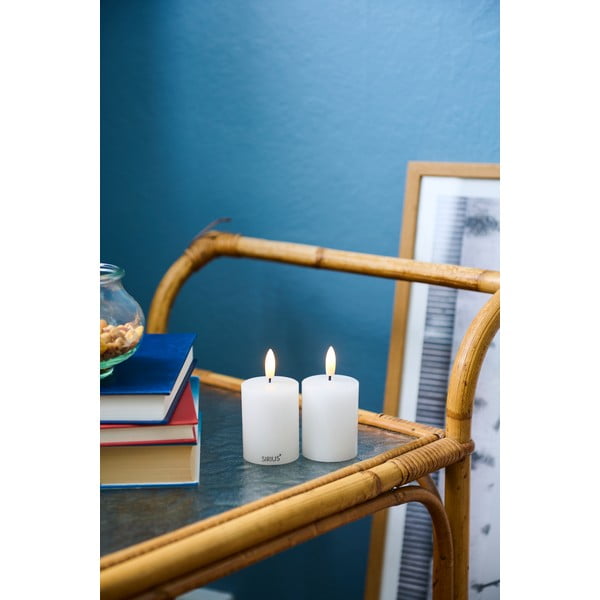 LED žvakės 2 vnt. (aukštis 6,5 cm) Sille Exclusive Mini – Sirius-image-1