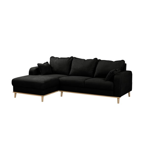 Juoda kampinė sofa (kairysis kampas) Beata - Ropez-image-3