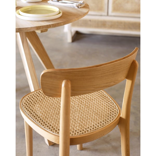 Bukmedžio medienos valgomojo kėdė Kave Home Romane-image-3