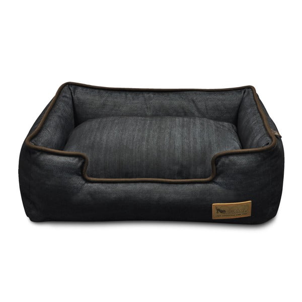 Augintinio guolis tamsiai mėlynos spalvos šuniui 110x95 cm Lounge Bed Denim Medieval Blue / Dark Chocolate XL – P.L.A.Y.-image-4