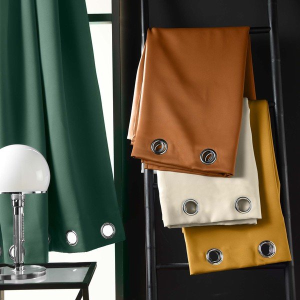 Kreminės spalvos visiškai užtemdo užuolaida 135x240 cm Occult – douceur d'intérieur-image-3