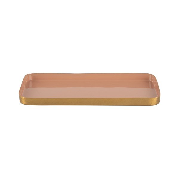 Iš metalo dekoratyvinis padėklas 12.5x25 cm Festive – PT LIVING