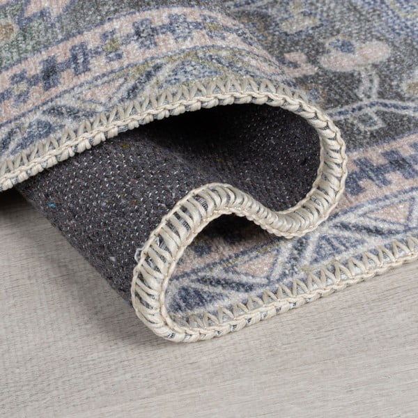 Skalbiamas iš perdirbto pluošto mišinio kilimas žalios spalvos 160x230 cm Windsor – Flair Rugs-image-2