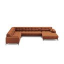 Kampinė sofa raudonos plytų spalvos (su kairiuoju kampu) Bali – Cosmopolitan Design