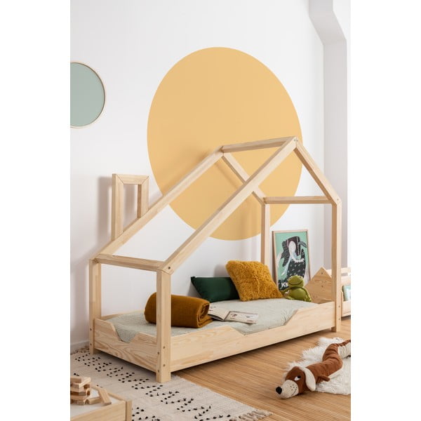 Vaikiška lova iš pušies medienos Adeko Luna Bek, 90 x 200 cm-image-1