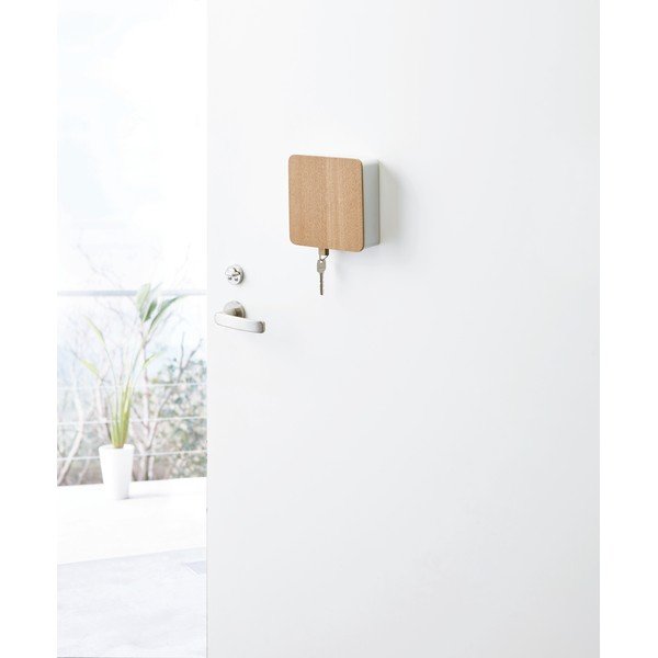 Balta raktų dėžutė su faneros durelėmis Yamazaki Rin-image-4