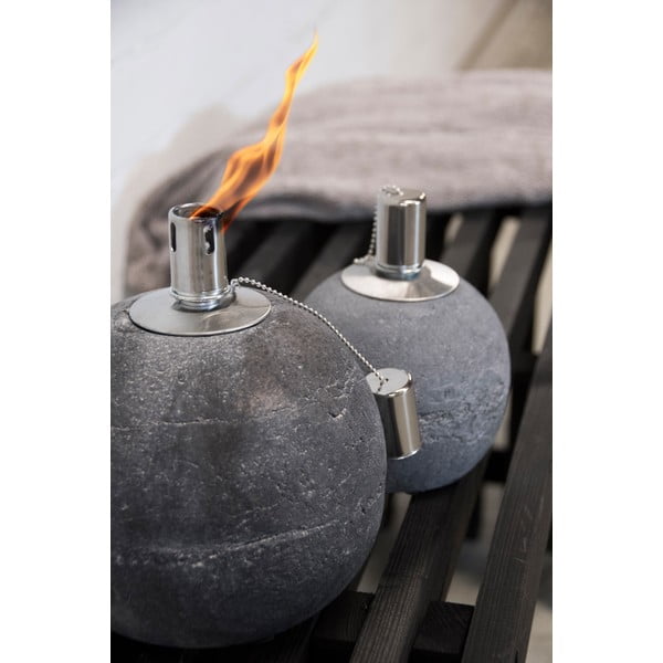 Iš betono alyvos lempa (aukštis 20 cm) – Esschert Design-image-3