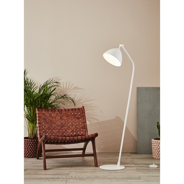 Baltas grindų šviestuvas "Markslöjd Dagmar Uno Floor White", aukštis 1,45 m-image-1
