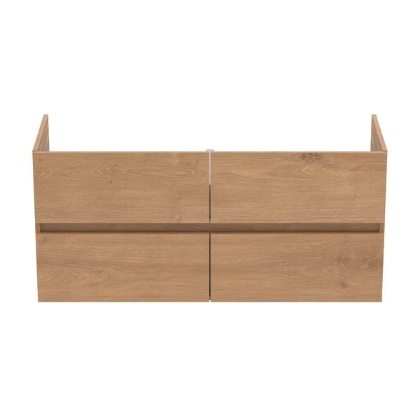 Pakabinama spintelė po kriaukle natūralios spalvos iš ąžuolo 120x55 cm Eurovit+ – Ideal Standard