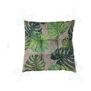 Kėdės pagalvėlė Green Banana Leaves, 40 x 40 cm