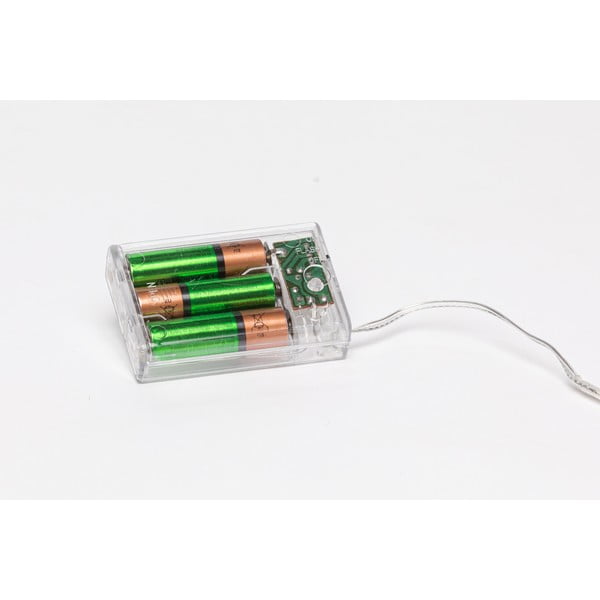 Rudos spalvos baterijomis maitinama LED lempučių girlianda LUKKA, 30 lempučių-image-2