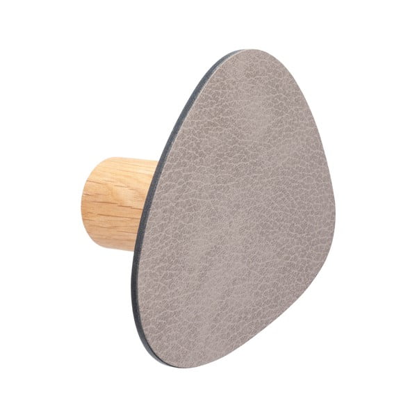 Sieninis pilkos spalvos iš plieno kablys Dot L Bull – LIND DNA