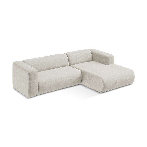 Smėlio spalvos kampinė sofa (su dešiniuoju kampu/su gultu) Ekahi – Makamii-image-3