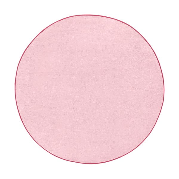 Apvalios formos kilimas šviesiai rožinės spalvos ø 133 cm Fancy – Hanse Home