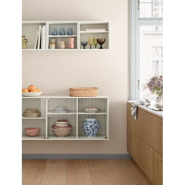 Mėtų spalvos pakabinama knygų spinta  176x61x42 cm Mistral – Hammel Furniture-image-2