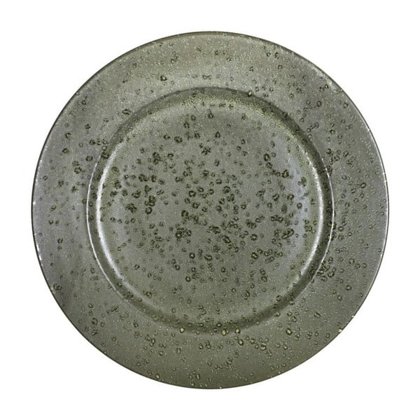 Žaliai pilka akmens masės lėkštė "Bitz Mensa", skersmuo 30,5 cm