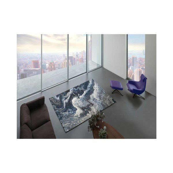Tamsiai mėlynas kilimas "Universal Kael Malo", 160 x 230 cm-image-1