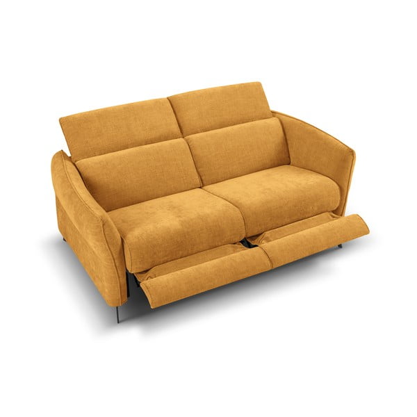 Sofa geltonos spalvos 103 cm Hubble – Windsor & Co Sofas-image-3