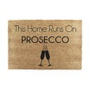 Iš kokoso pluošto grindų kilimėlis 40x60 cm This Home Runs On Prosecco – Artsy Doormats