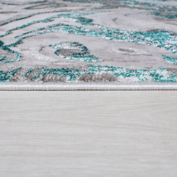 Kilimas pilkos spalvos/turkio spalvos 240x340 cm Marbled – Flair Rugs-image-2