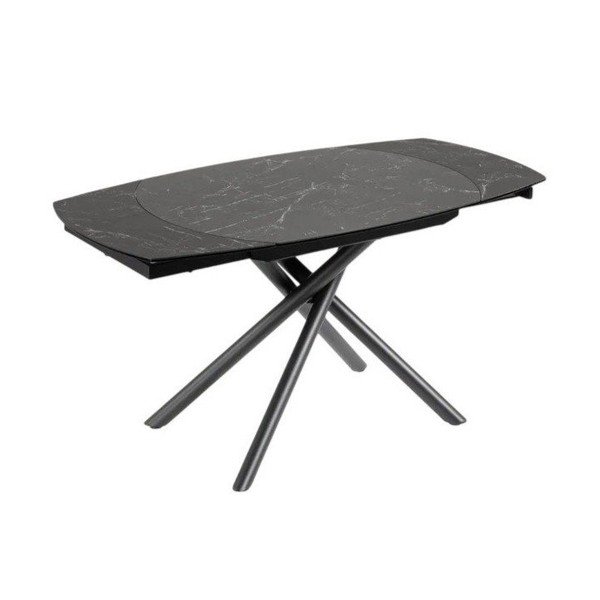 Iš keraminės plokštės prailginamas valgomojo stalas su papildomu stalviršiu 100x130 cm Yodalia – Kave Home