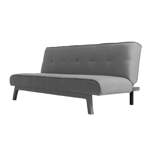 Pasirinktinės formos režimai Pilka sofa lova su dviem sėdynėmis