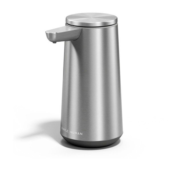 Automatinis matinės sidabrinės spalvos iš nerūdijančio plieno muilo dozatorius 296 ml – simplehuman