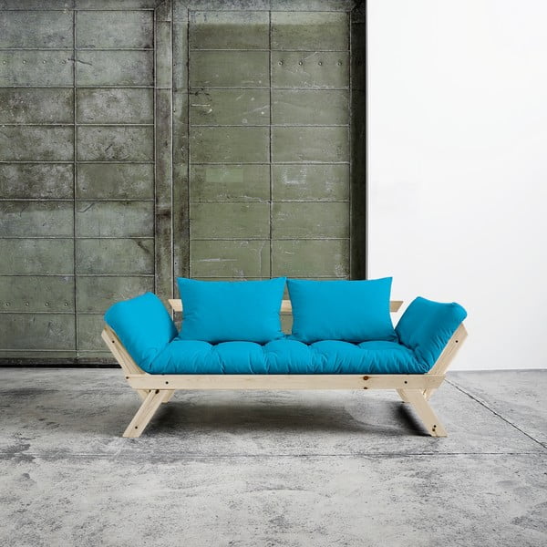 Sofa "Karup Bebop Natural/Horizon Blue