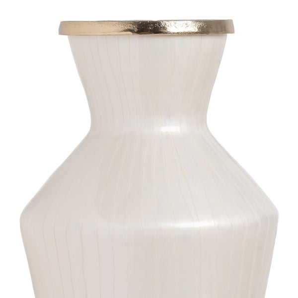 Baltos spalvos iš stiklo  aukšta vaza (aukštis 57 cm) Linea – Ixia-image-3